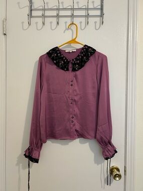 EUC Simple Retro blouse size S